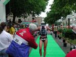 Gosselink net naast het podium in Stein