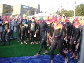 Guido Gosselink and Chris Brands just before the start