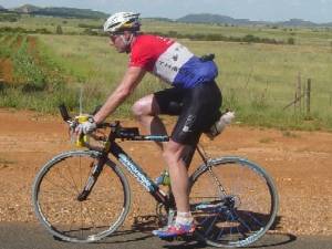 Fietsen in het Zuid Afrikaans landschap