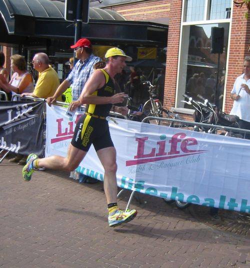 Guido Gosselink tijdens de run in Borne