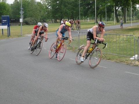 Triathlon Club Twente op de fiets