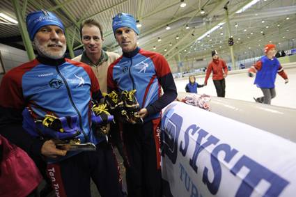 Winter Triatlon Twente op IJsbaan Twente